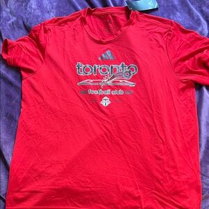 Adidas Red Toronto Football Club FC Tee (Men’s XL)